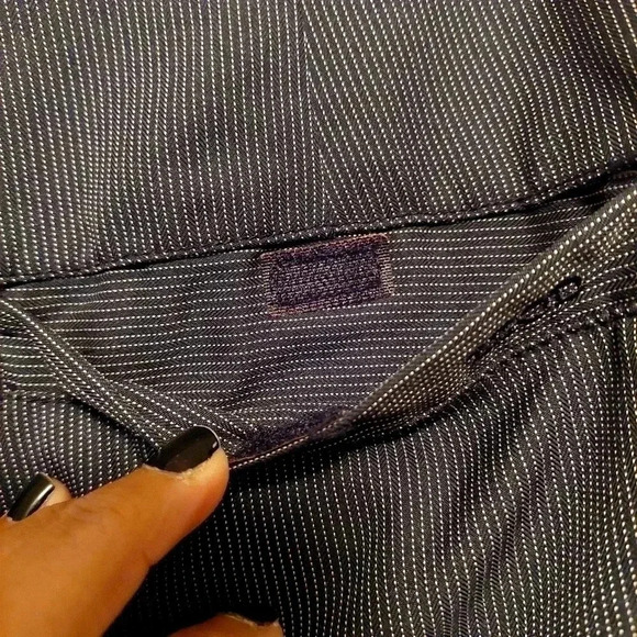 Izod XFG Extreme Function Mens 34 Flat Front Black White Stripe Golf Shorts - Picture 7 of 8